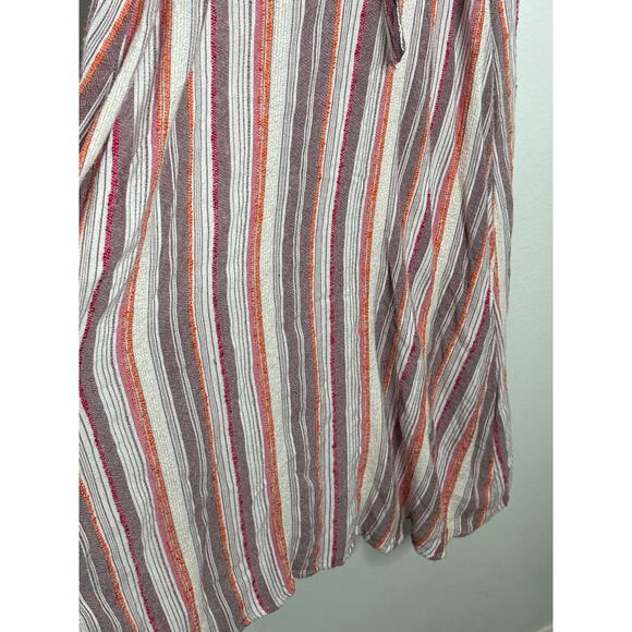 B1G2 FREE 🍁 Harper Heritage Stripe Button Front Maxi Dress Size XS Boho Hippie - Picture 8 of 9